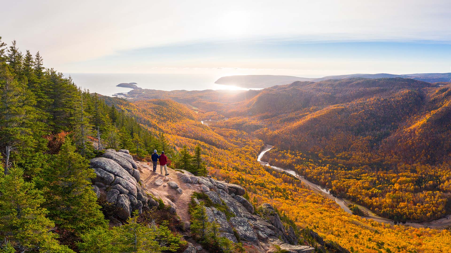 scenic view of the Cape Breton Highlands National Park